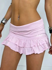 Pleated Preppy Mini Skirt