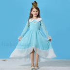 Princess Cosplay Peach Dress Accessories Role Play Carnival Birthday Kid Costume