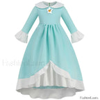 Princess Cosplay Peach Dress Accessories Role Play Carnival Birthday Kid Costume 2T (Tag 100) / Rosalina Dress A