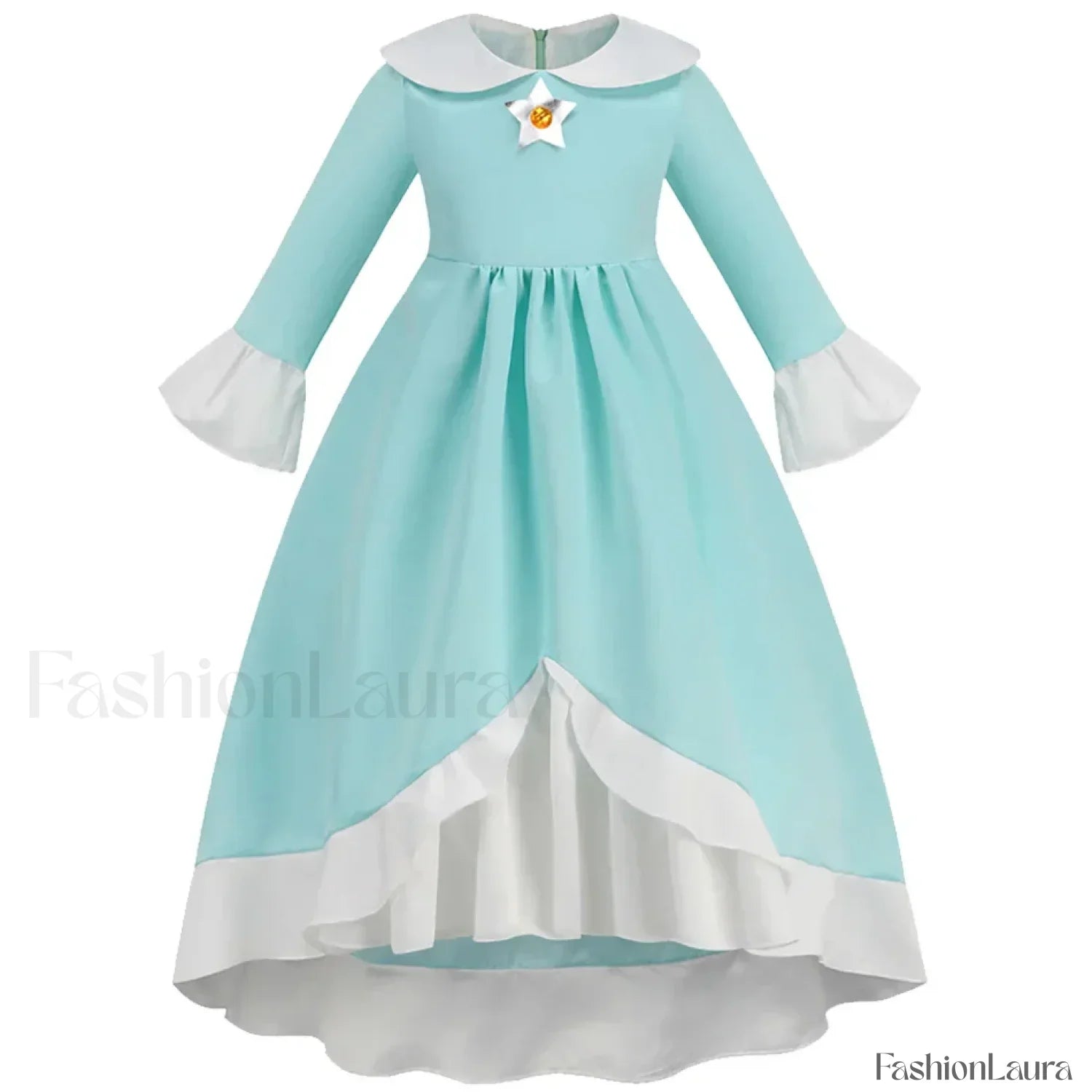 Princess Cosplay Peach Dress Accessories Role Play Carnival Birthday Kid Costume 2T (Tag 100) / Rosalina Dress A