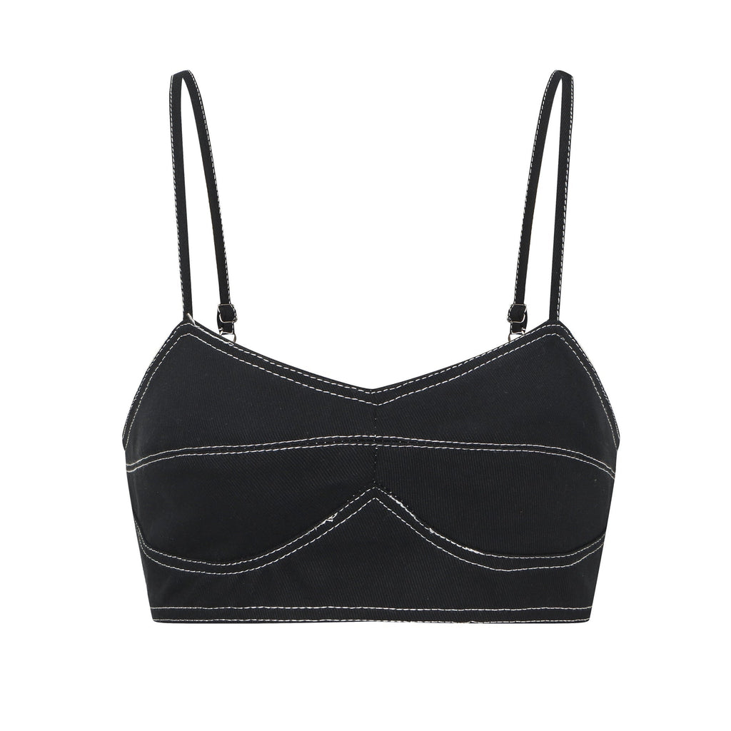 JuliaFashion-Zipper High Street Slim Bodycon Short Sexy Tanks