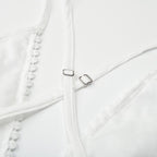 JuliaFashion-Boho Chic Backless Floral Lace Dress