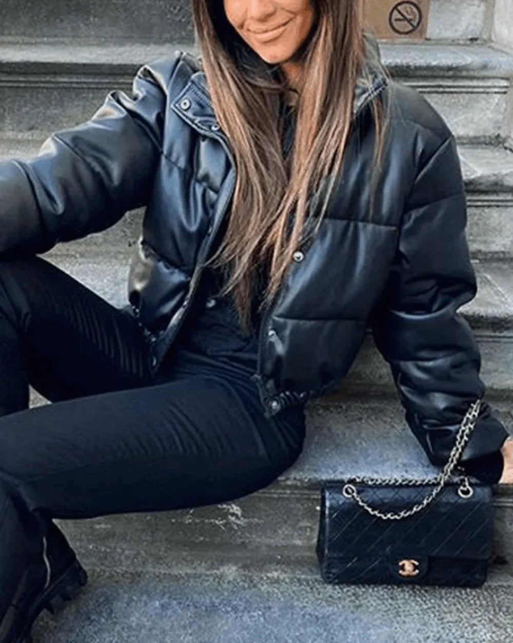 Puffer Jacket Pu Puffer Jacket Jackets