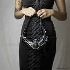 Punk Rivets Gothic Metal Buckles Sparks Crossbody Shoulder Bag