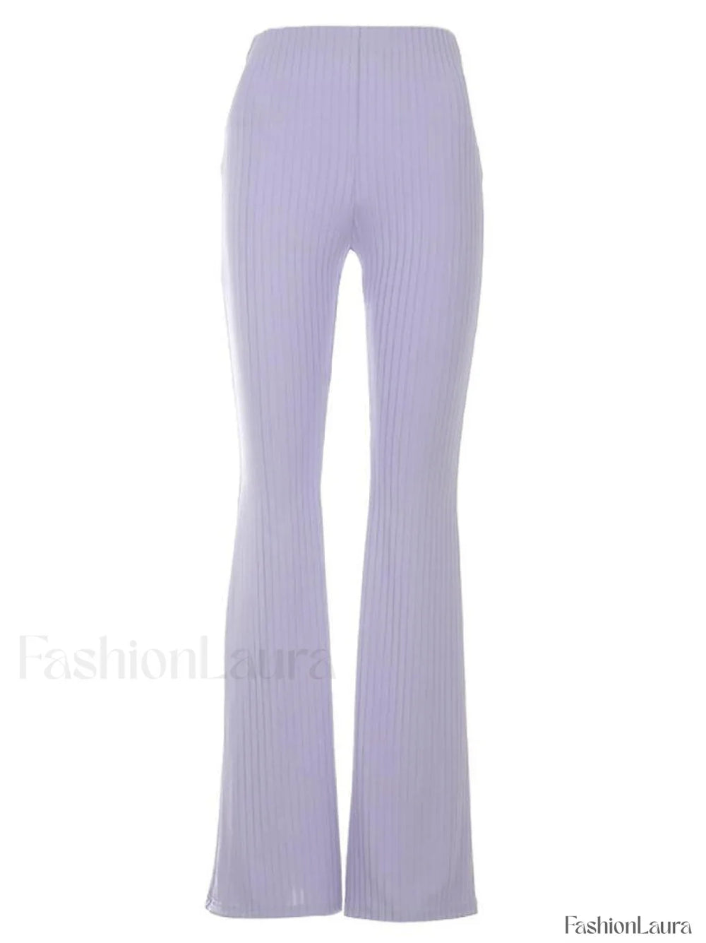 Pure Color Wide Leg Flare Pants Pants
