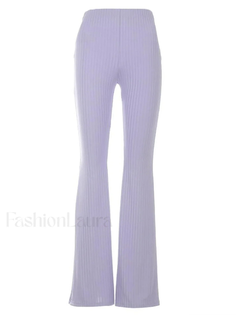 Pure Color Wide Leg Flare Pants Pants