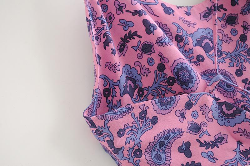 JuliaFashion - Purple Lace Up Backless Maxi Dress