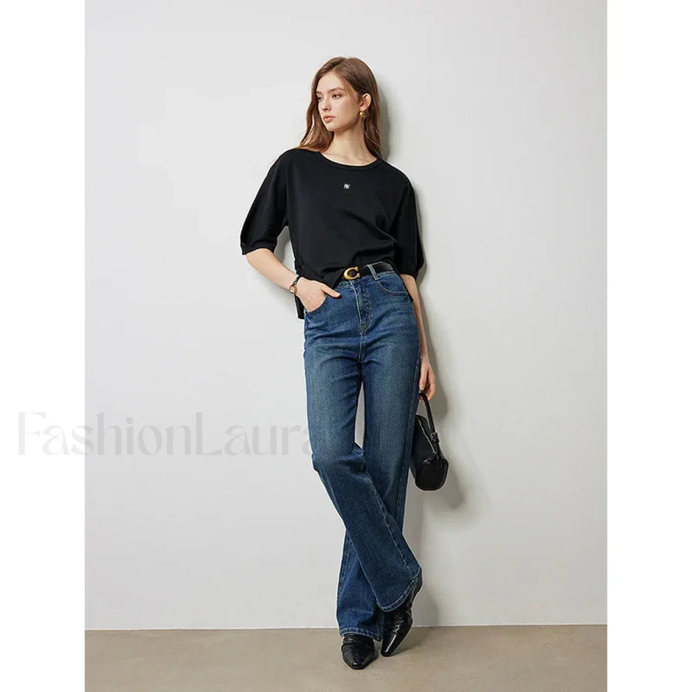 Raglan Half Sleeve Pullover T Shirt