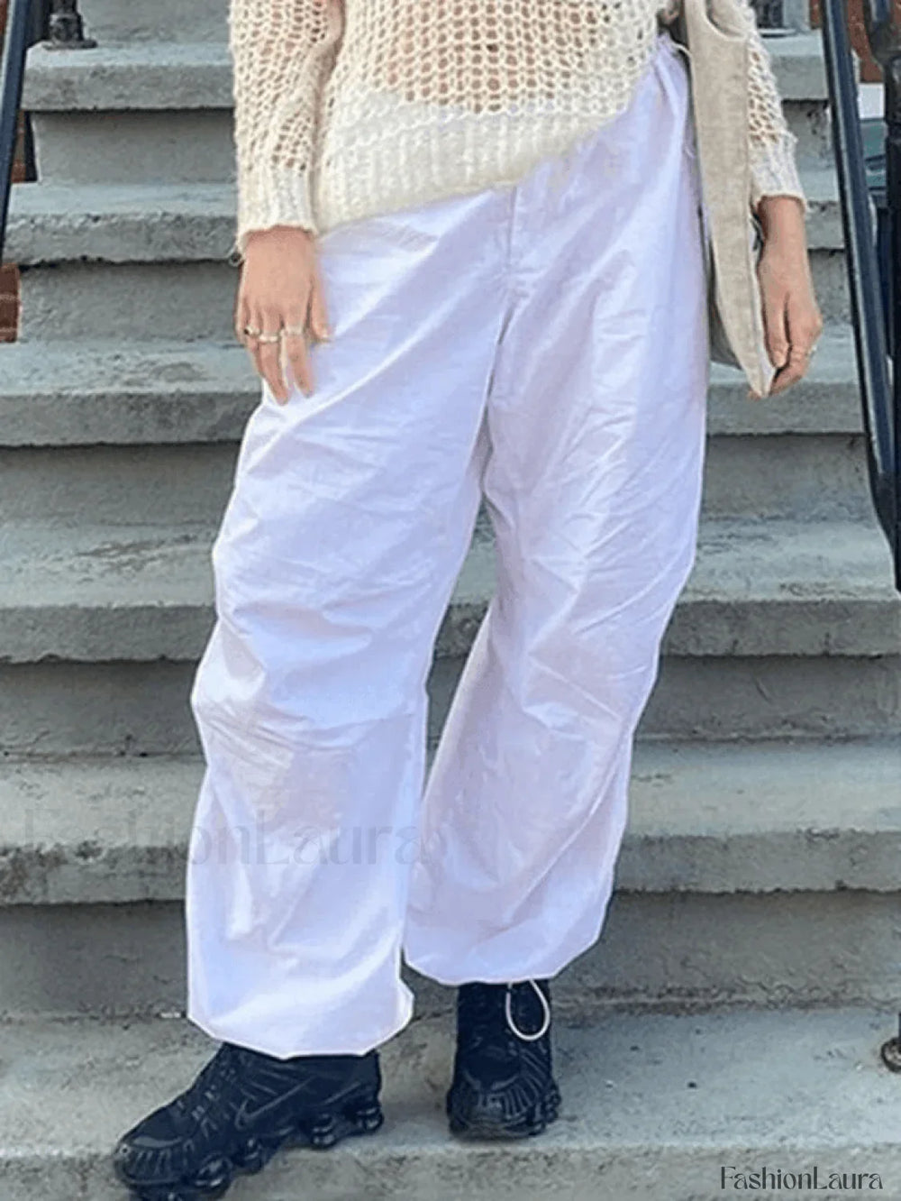 Relaxed Low Waist Cargo Pants Pants