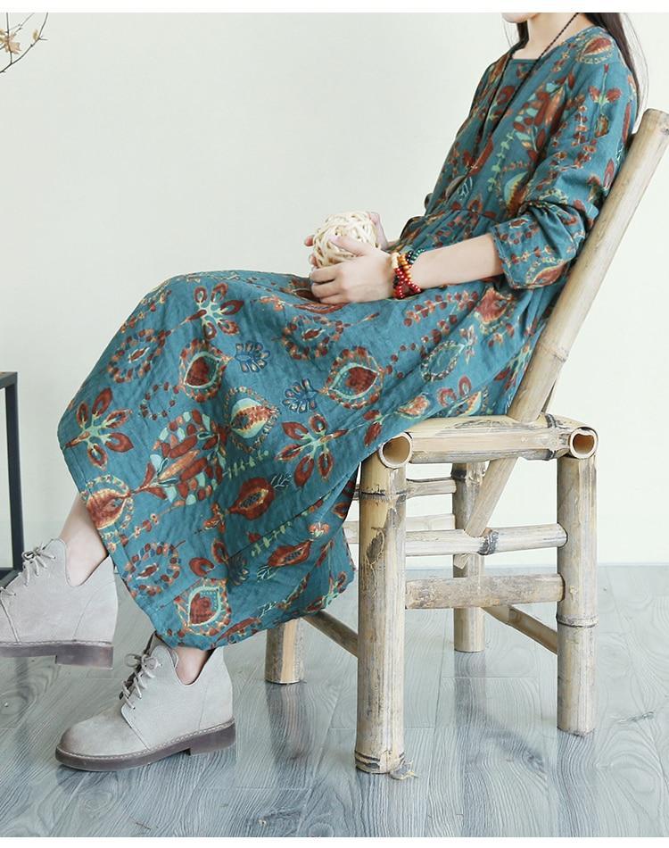 JuliaFashion - Retro Double Layer Midi Dress