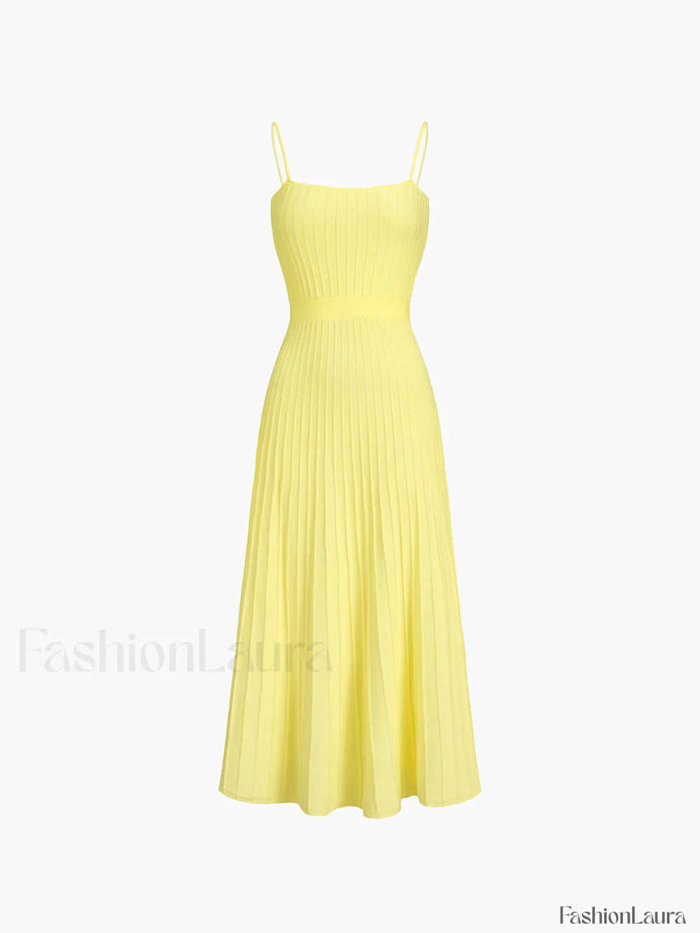 Rib Midi Sundress Sweater Dresses