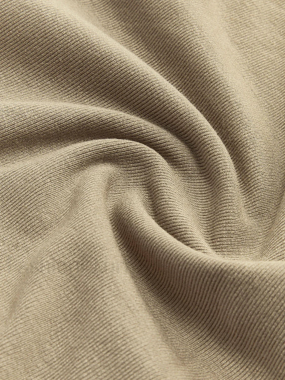 Ribbed Knit Long Sleeve Asymmetric Shirt T Shirts