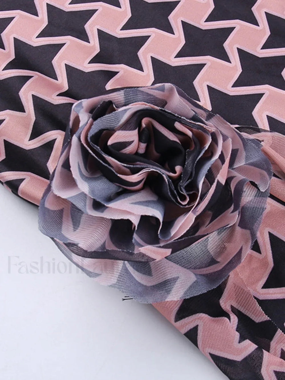 Ruffle Flower Embellish Bandeau Mini Dress Mini Dresses