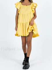 Ruffle Tiered Mini Dress Mini Dresses