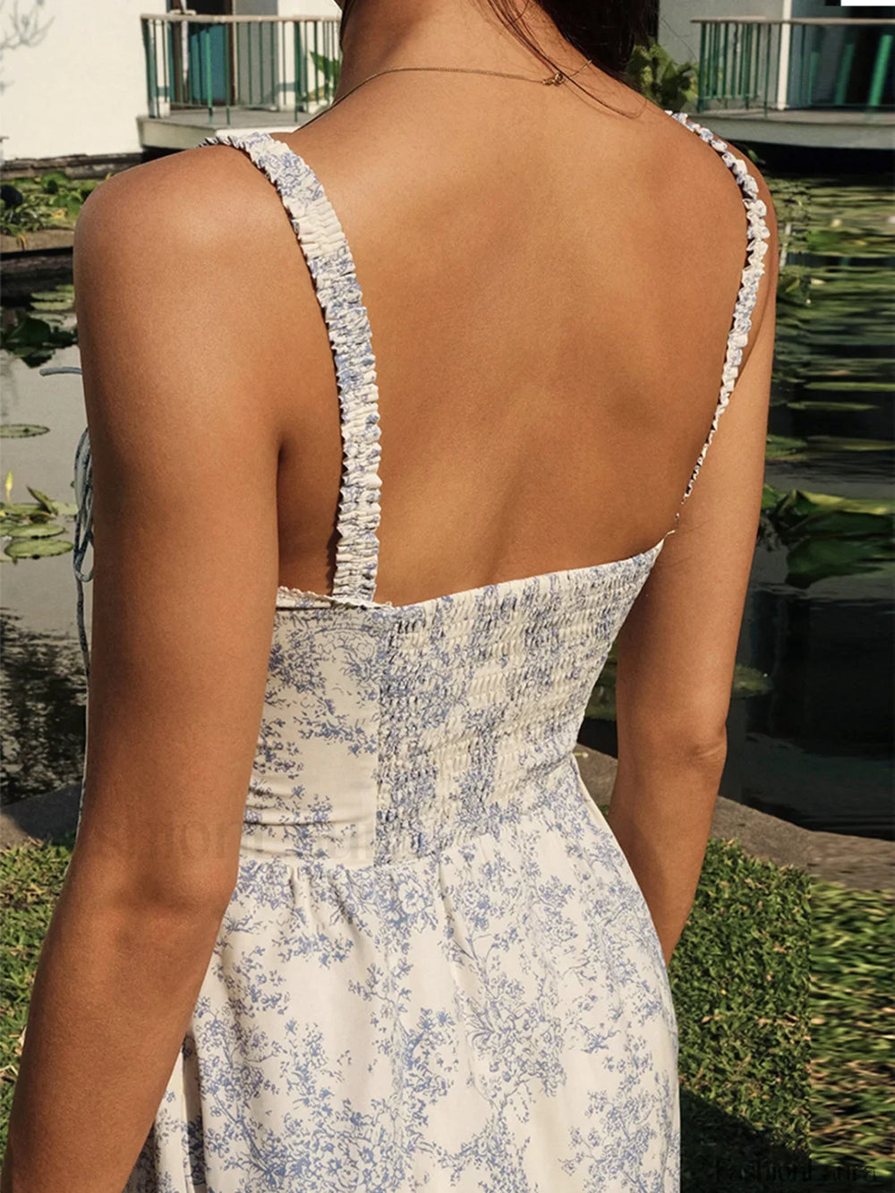 Sapphire Garden Floral Cami Midi Dress Dresses