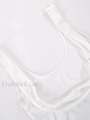 Satin Draped Lace Bralette Top Tops&Tees