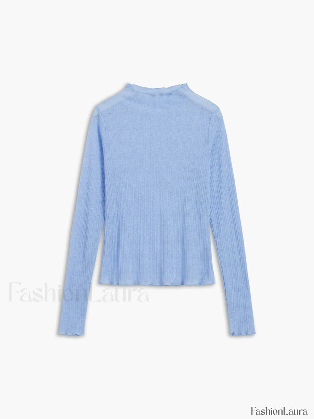 See Through Graceful Mesh Textured Shirt T Shirts