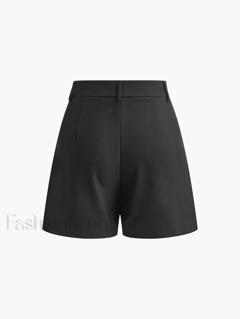 Semi Sheer Mid Waist Shorts Without Belt Shorts
