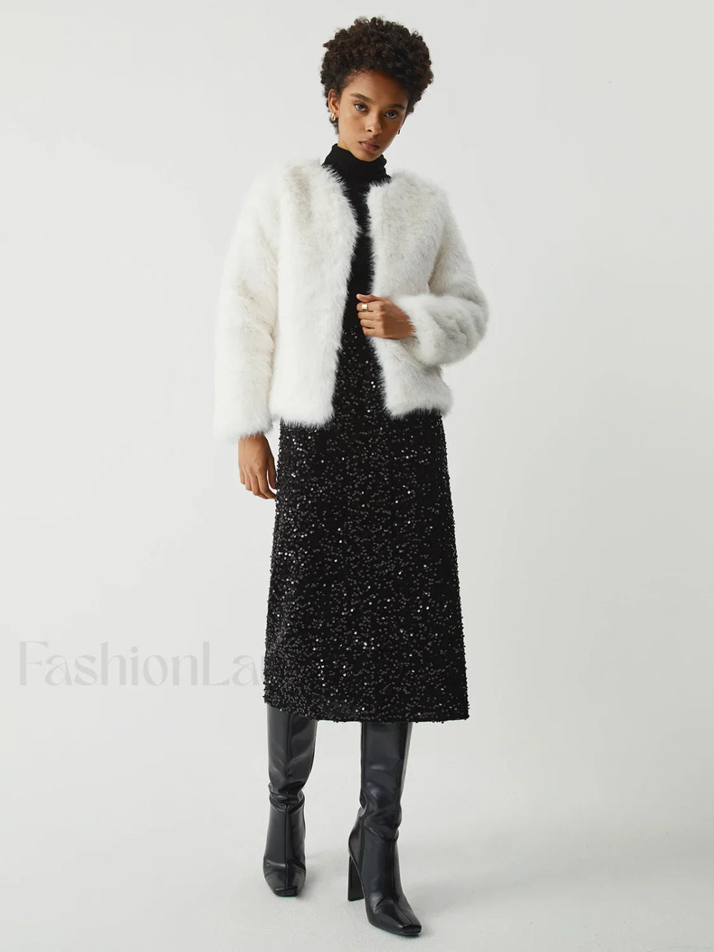 Sequined Charming Midi Skirt Skirts