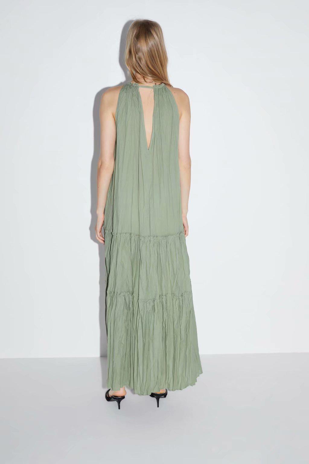 JuliaFashion - Sexy Loose Strap Maxi Boho Dress
