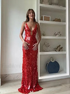 Shiny Elegant Glamorous Chic Unique Stylish Christmas Party Dress Christmas