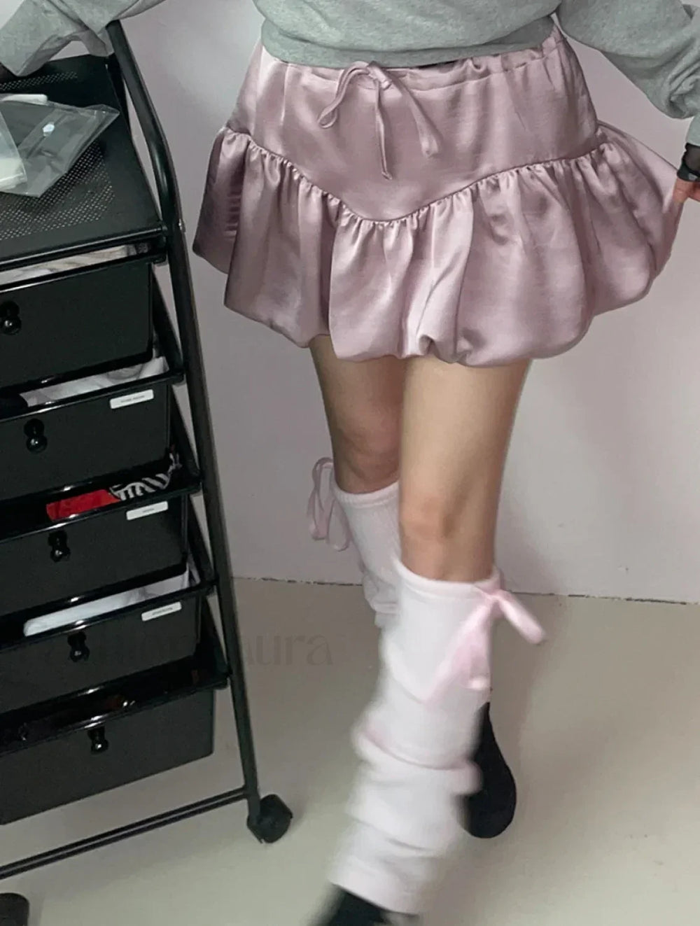 Silk Patchwork Japanese Tutu Skirt