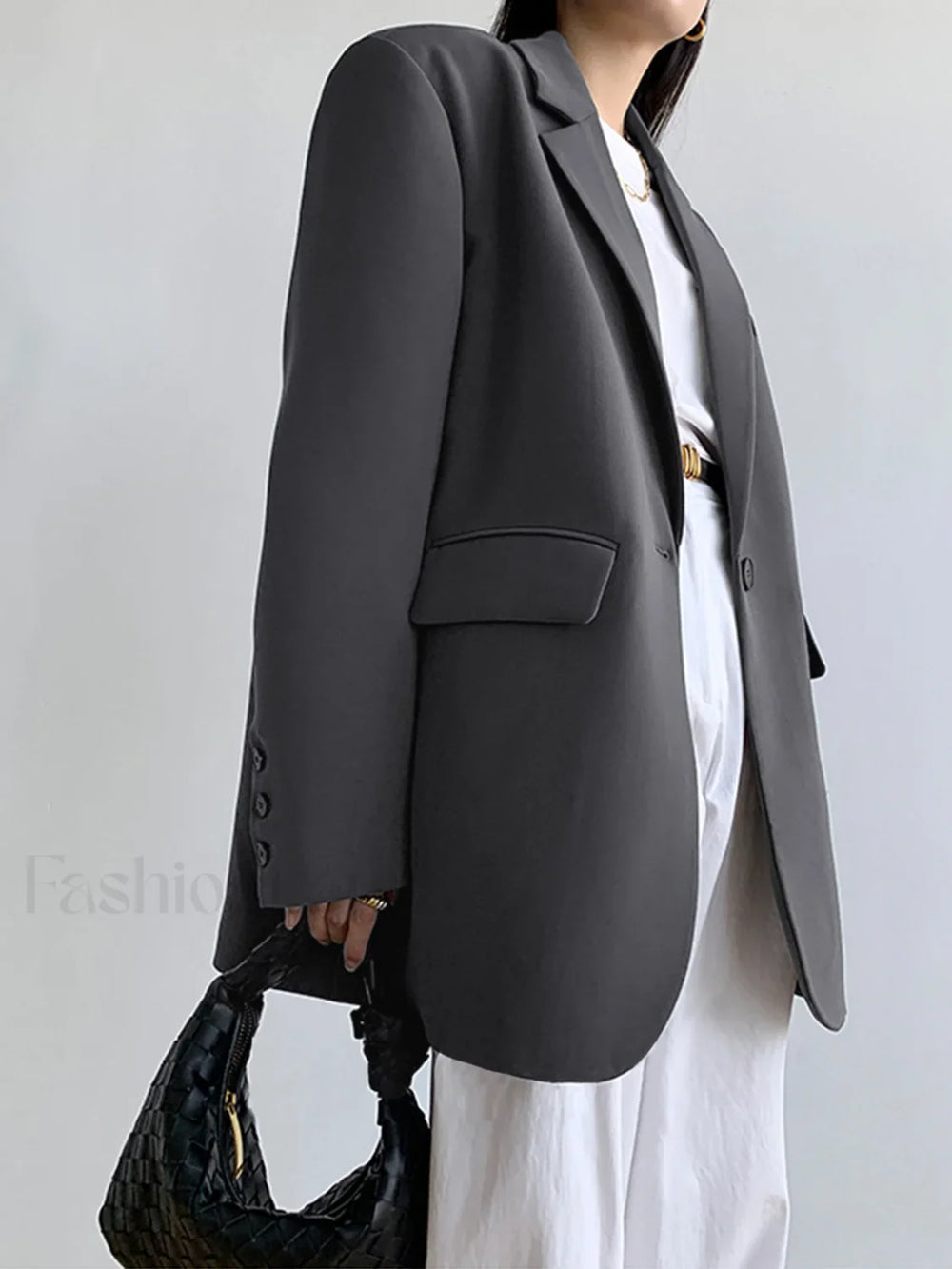 Single Breasted Graceful Essential Blazer Blazers