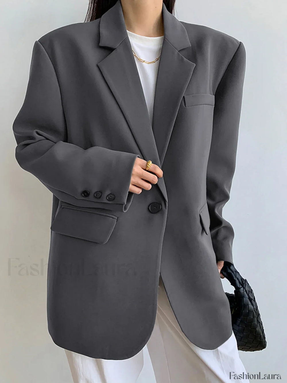 Single Breasted Graceful Essential Blazer Blazers