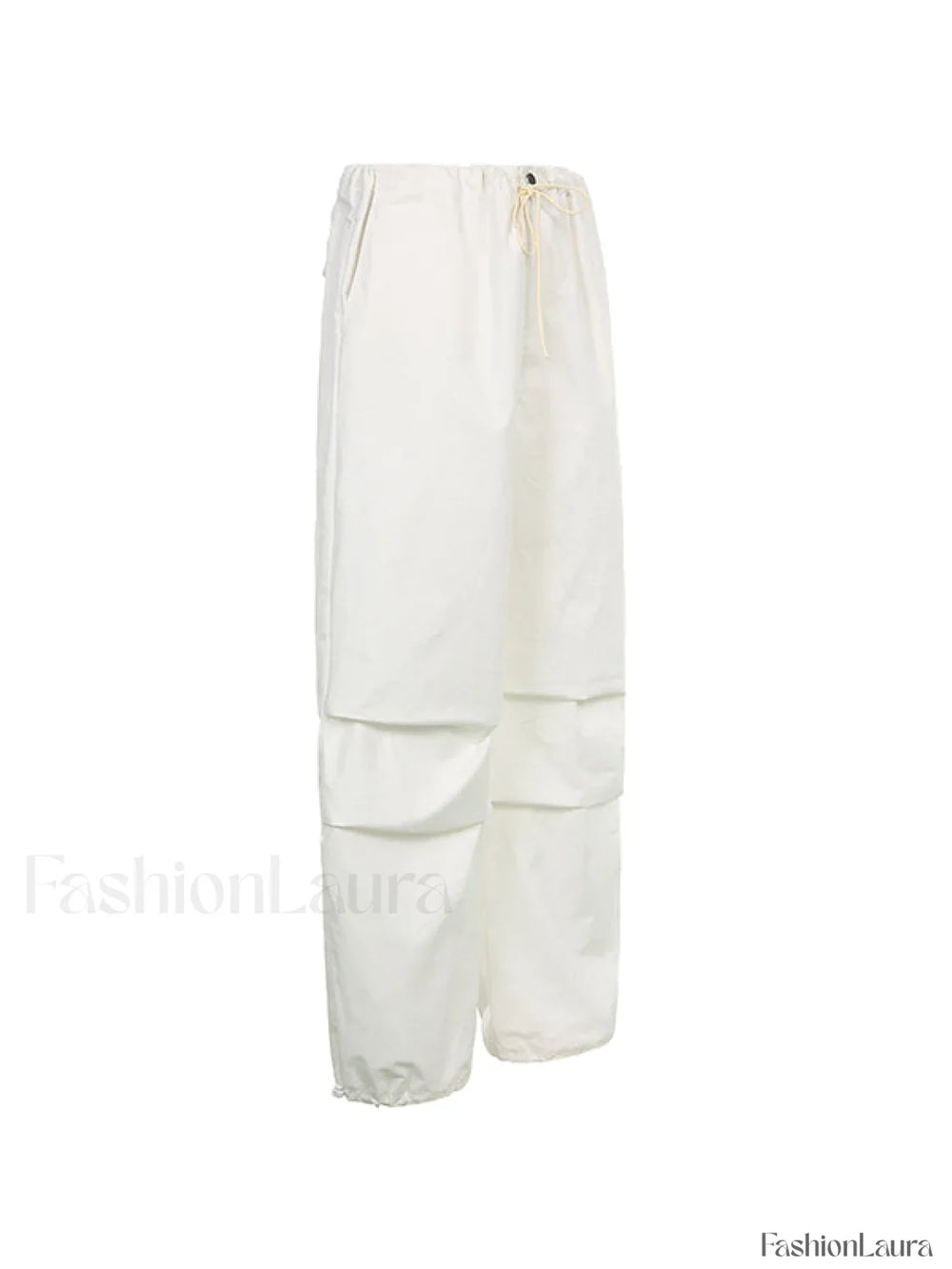Size Friendly Low Waist Parachute Cargo Pants Cargo Pants