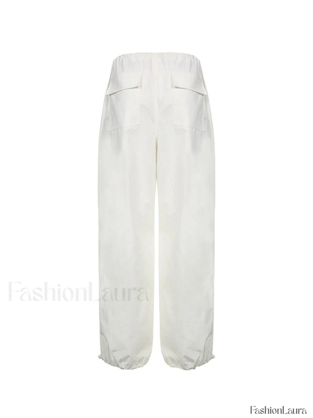 Size Friendly Low Waist Parachute Cargo Pants Cargo Pants