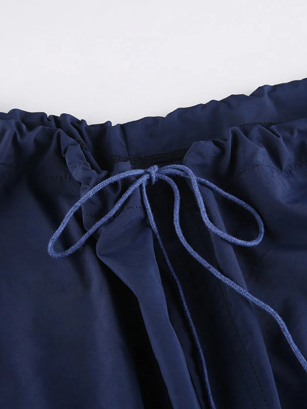 Size Friendly Low Waist Parachute Cargo Pants Cargo Pants