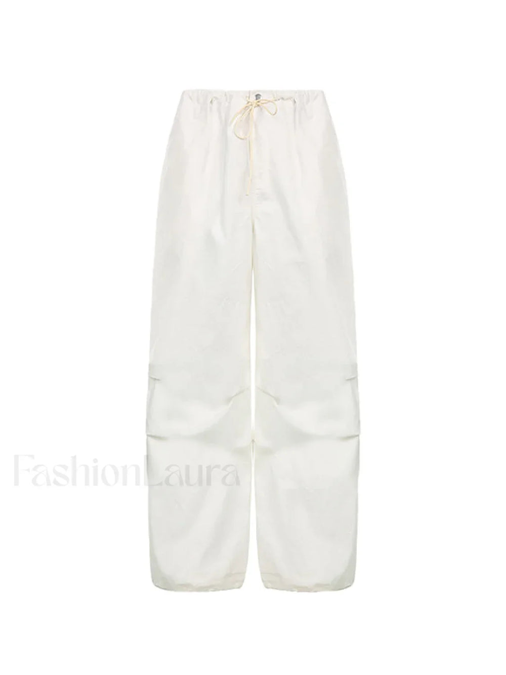 Size Friendly Low Waist Parachute Cargo Pants Cargo Pants