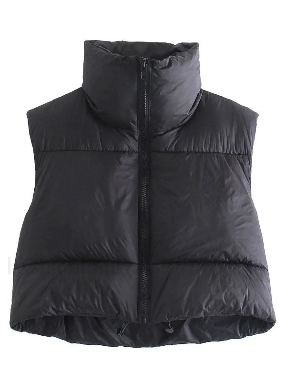 Sleeveless Cropped Puffer Jacket Jacket