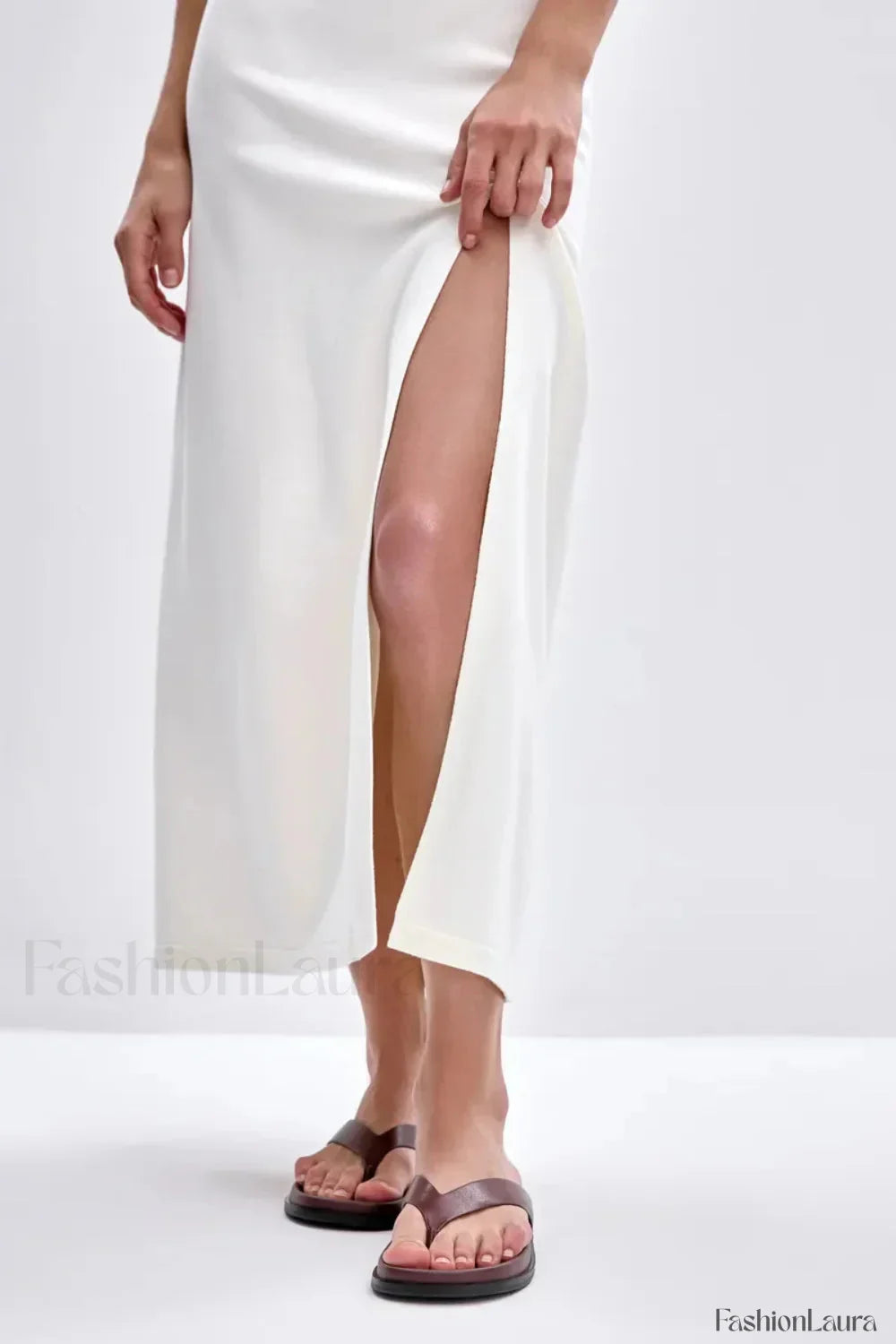 Sleeveless Split Bodycon Work Dress