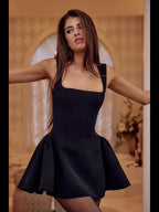 Slim Sleeveless Sexy Chic Christmas Party Dress Christmas