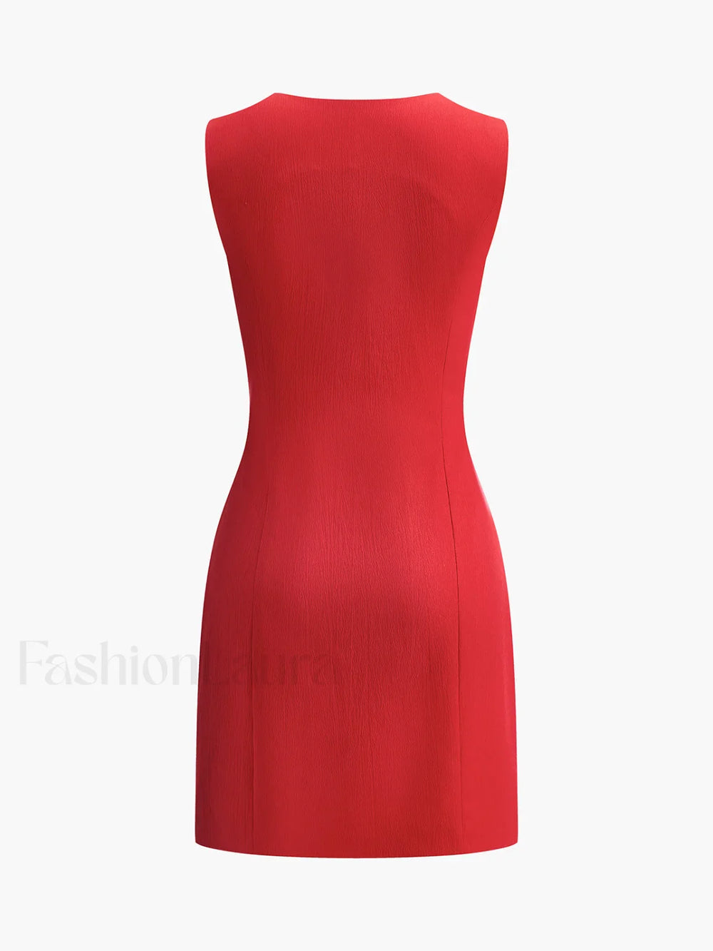 Snug V Neck Sleeveless Short Dress Dresses