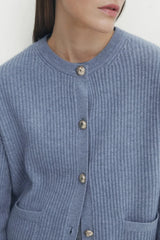 Soft Knit Tweed Style Cardigan