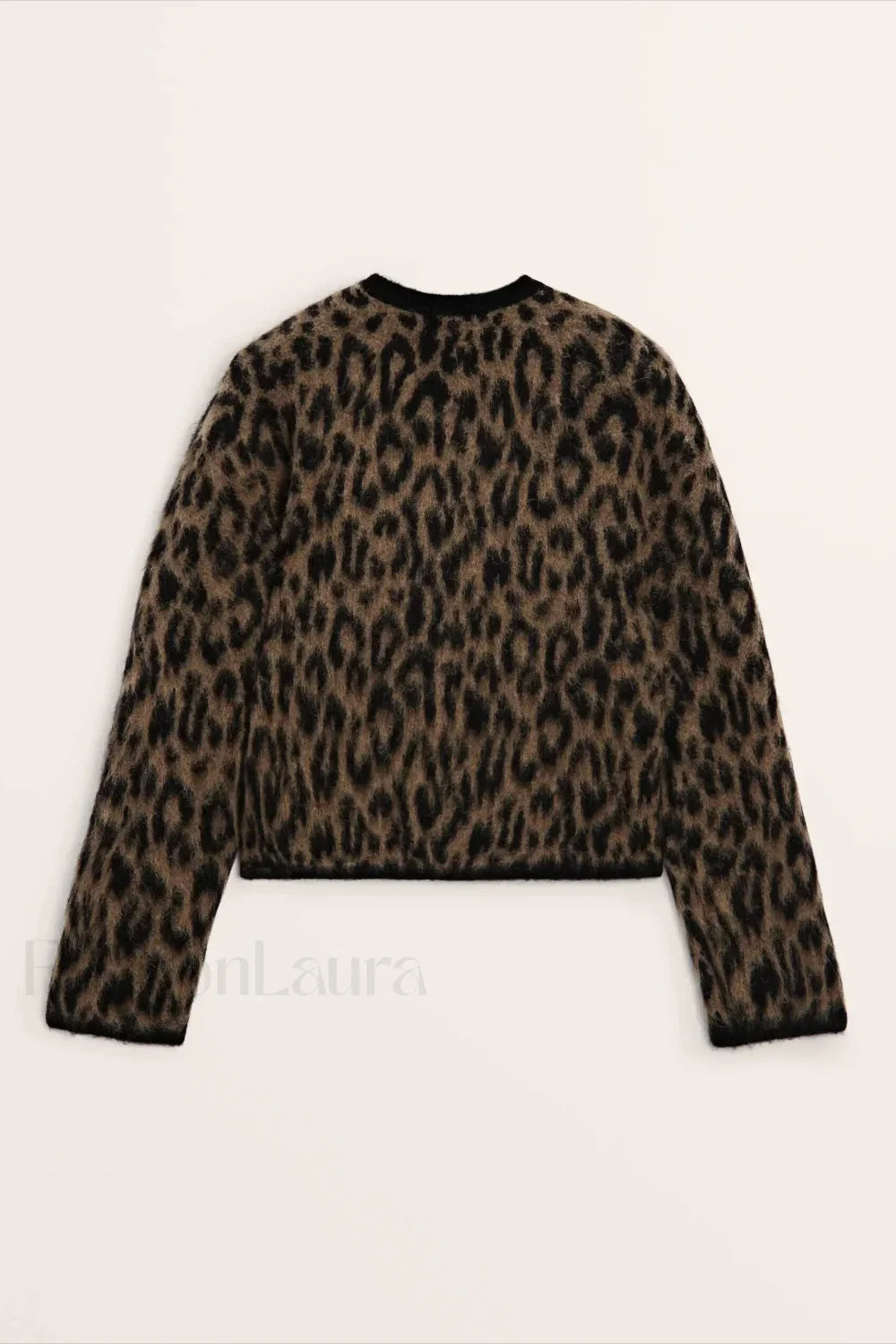 Soft Waxy Round Neck Cardigan