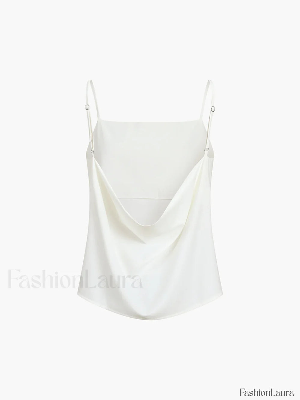 Solid Backless Graceful Cami Top Tank Tops & Camis