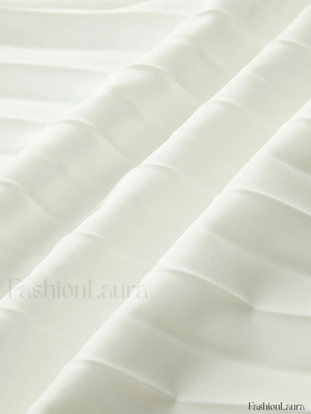 Solid Pleated Strapless Split Dress Dresses