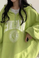 Spring Autumn Fashion Hoodie Green / M(40 50kg)