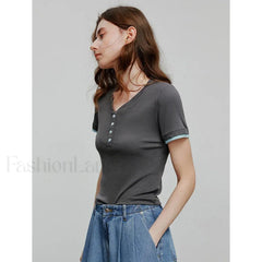 Spring New Short Sleeve Casual T Shirt