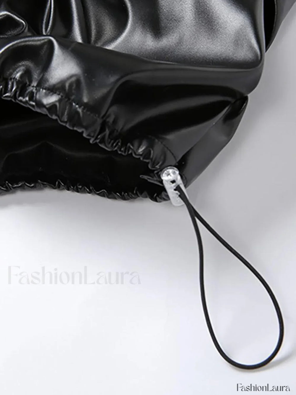 Stacked Pu Pants Pants