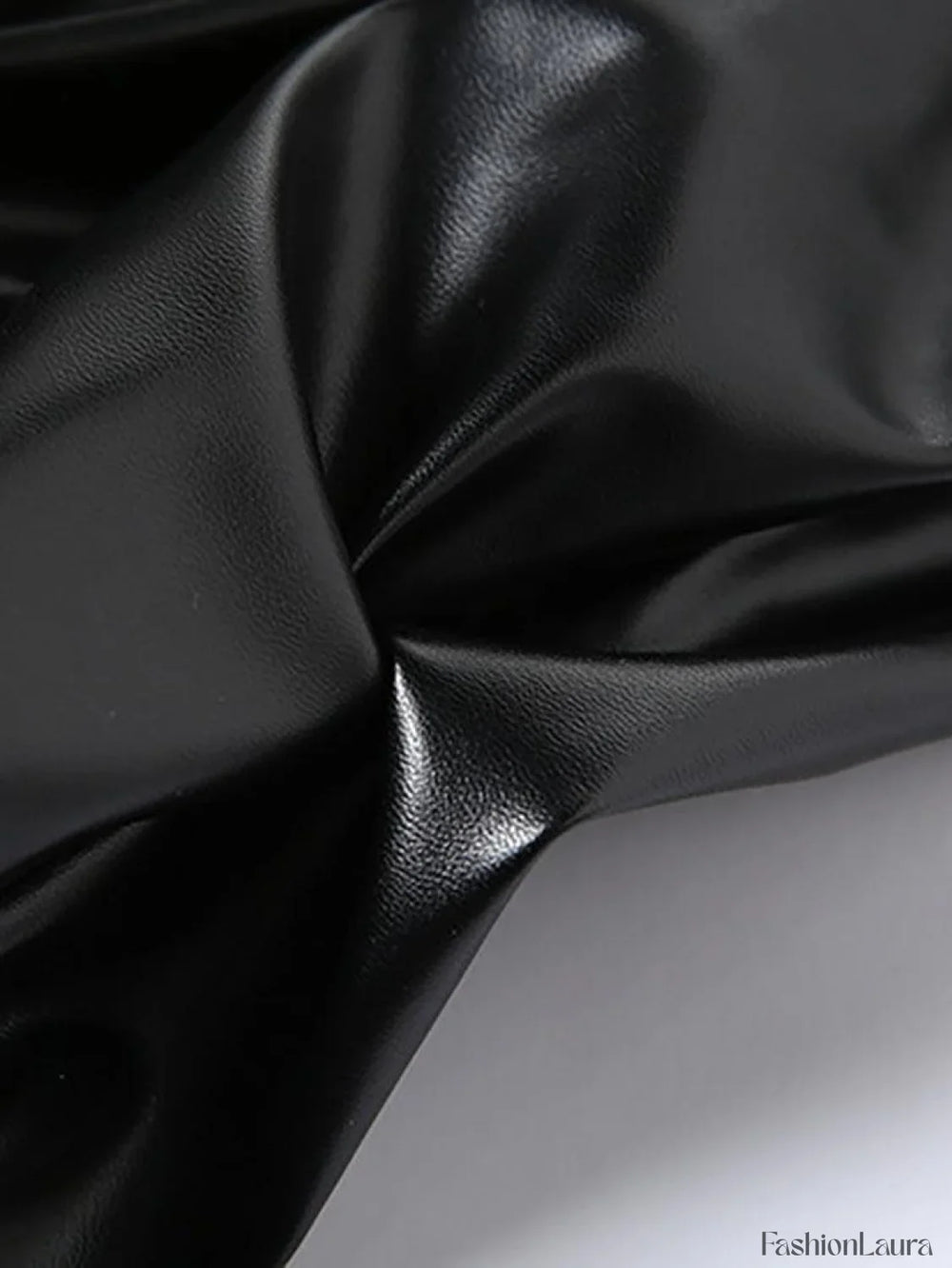 Stacked Pu Pants Pants