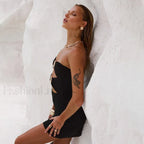 Starfish Strapless Party Mini Dress