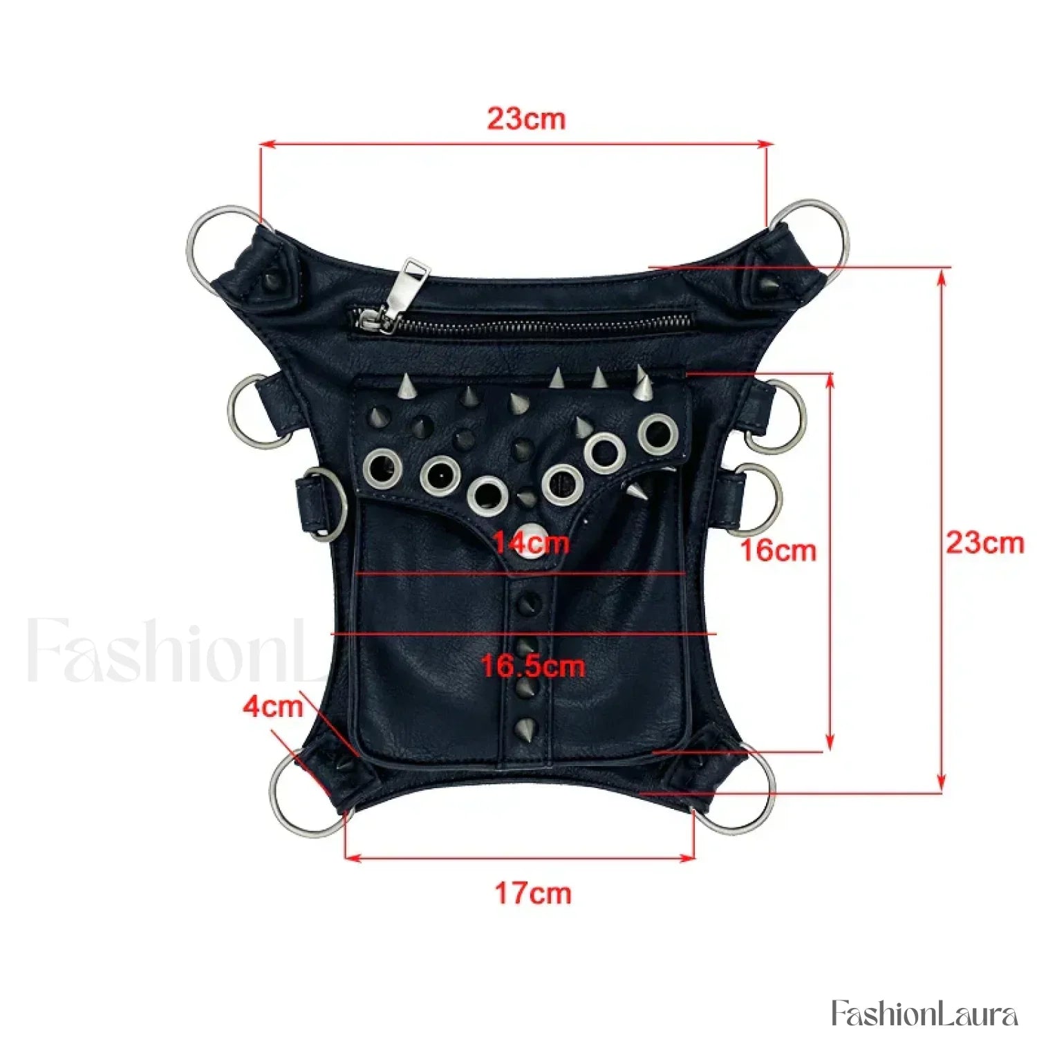 Steampunk Thigh Vintage Gothic Rivet Rock Retro Pack Waist Fanny Bag