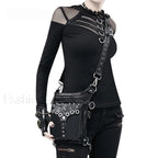 Steampunk Thigh Vintage Gothic Rivet Rock Retro Pack Waist Fanny Bag