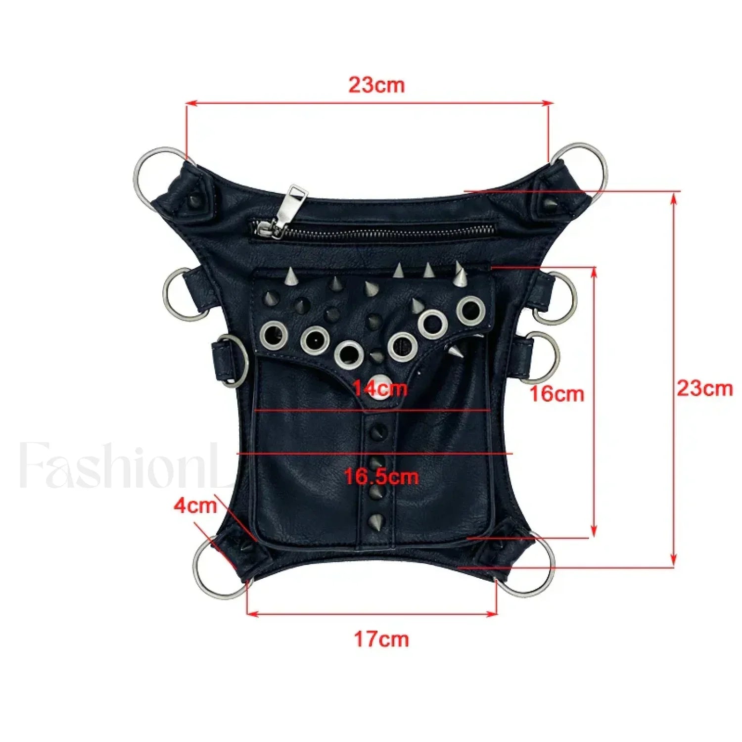 Steampunk Thigh Vintage Gothic Rivet Rock Retro Pack Waist Fanny Bag