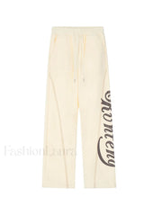 Stitch Design Logo Baggy Sweatpants Sweatpants