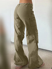 Straight Leg Pocket Cargo Pants Cargo Pants